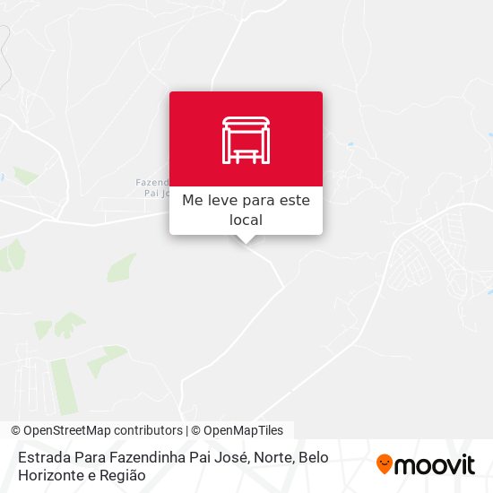 Estrada Para Fazendinha Pai José, Norte mapa