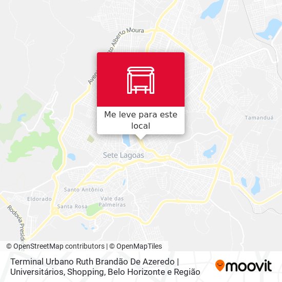 Terminal Urbano Ruth Brandão De Azeredo | Universitários, Shopping mapa