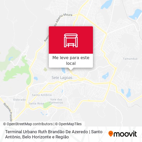 Terminal Urbano Ruth Brandão De Azeredo | Santo Antônio mapa