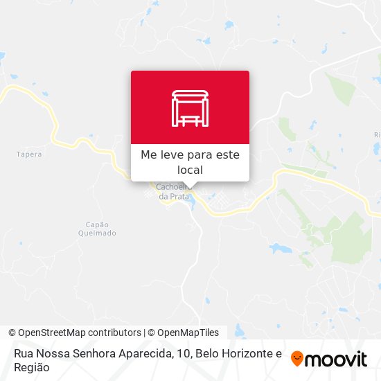 Rua Nossa Senhora Aparecida, 10 mapa
