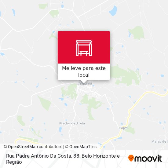 Rua Padre Antônio Da Costa, 88 mapa