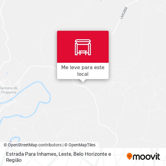 Estrada Para Inhames, Leste mapa