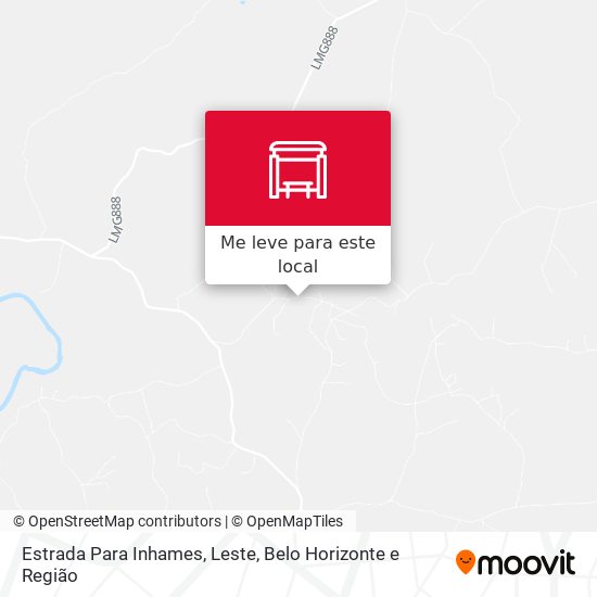 Estrada Para Inhames, Leste mapa