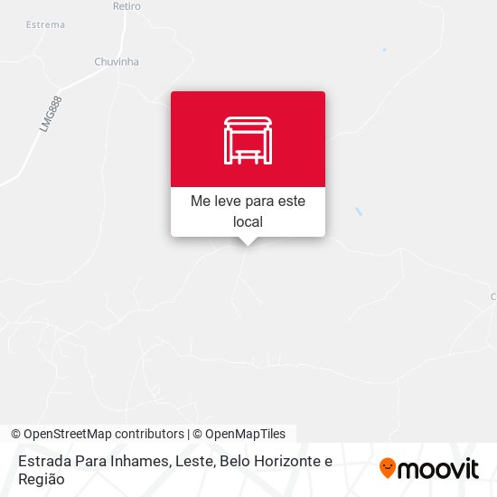 Estrada Para Inhames, Leste mapa