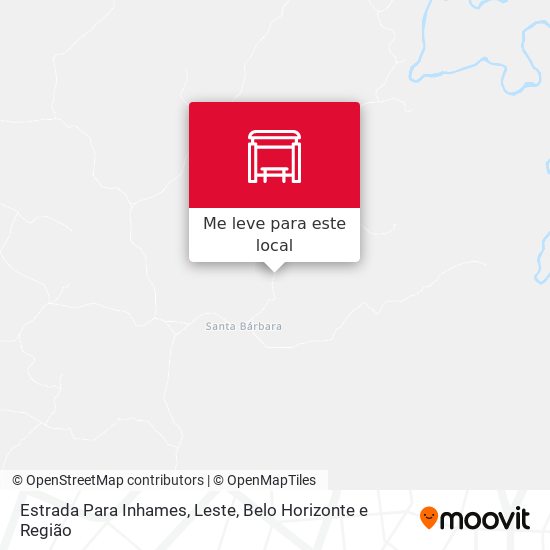 Estrada Para Inhames, Leste mapa
