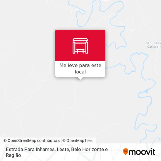 Estrada Para Inhames, Leste mapa