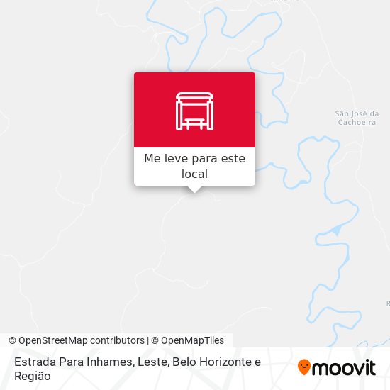 Estrada Para Inhames, Leste mapa