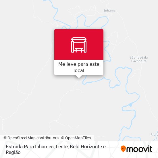 Estrada Para Inhames, Leste mapa