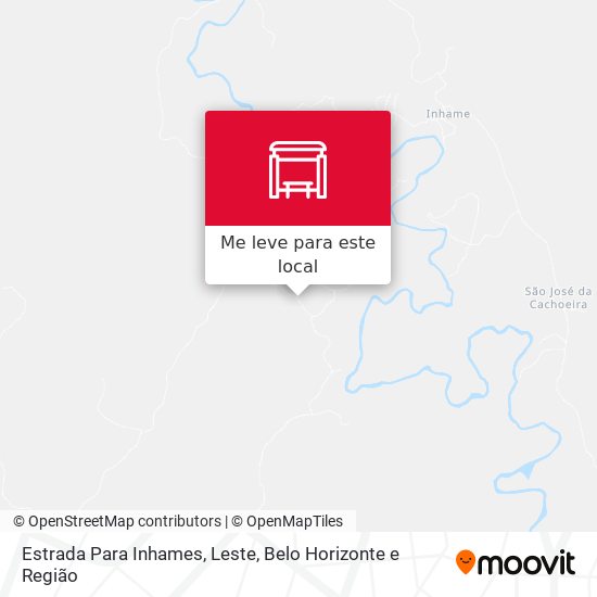 Estrada Para Inhames, Leste mapa