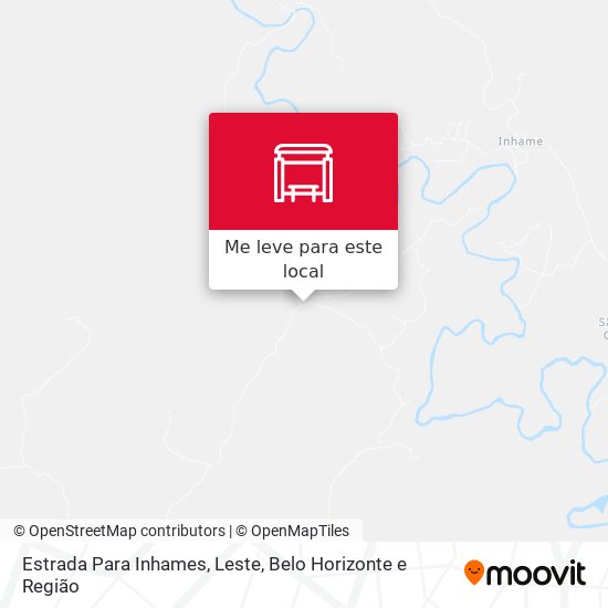 Estrada Para Inhames, Leste mapa
