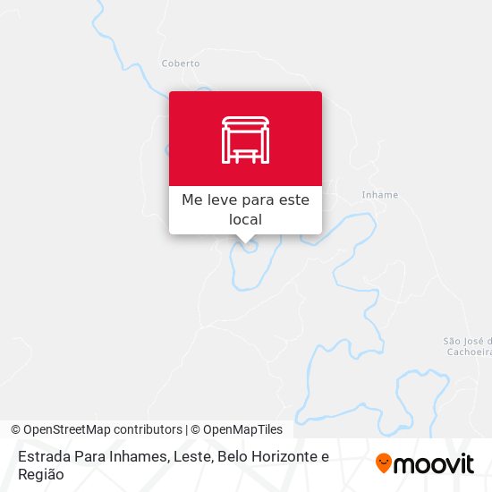 Estrada Para Inhames, Leste mapa