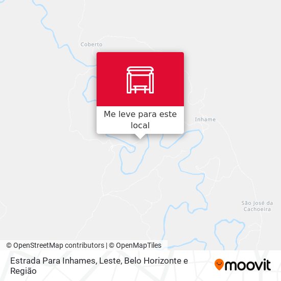Estrada Para Inhames, Leste mapa