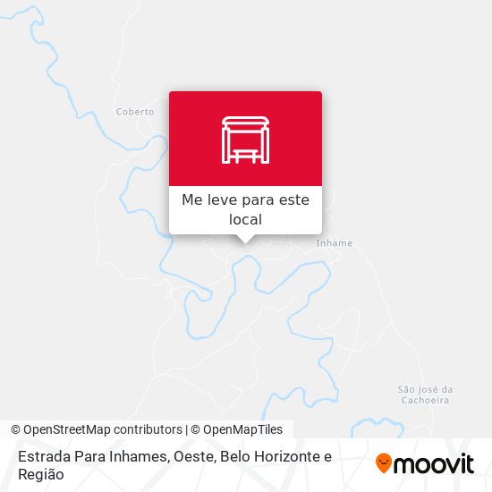Estrada Para Inhames, Oeste mapa