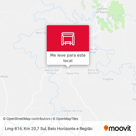 Lmg-816, Km 20,7 Sul mapa