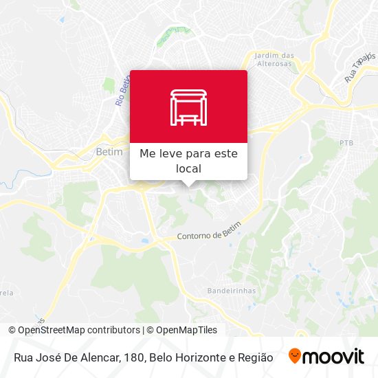 Rua José De Alencar, 180 mapa