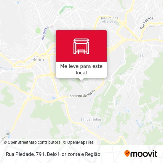 Rua Piedade, 791 mapa