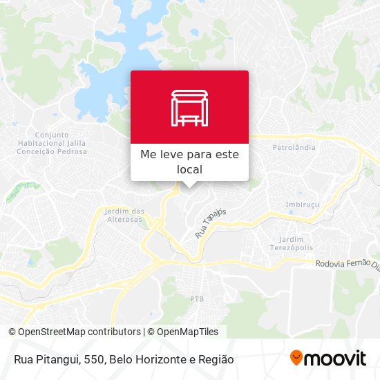 Rua Pitangui, 550 mapa