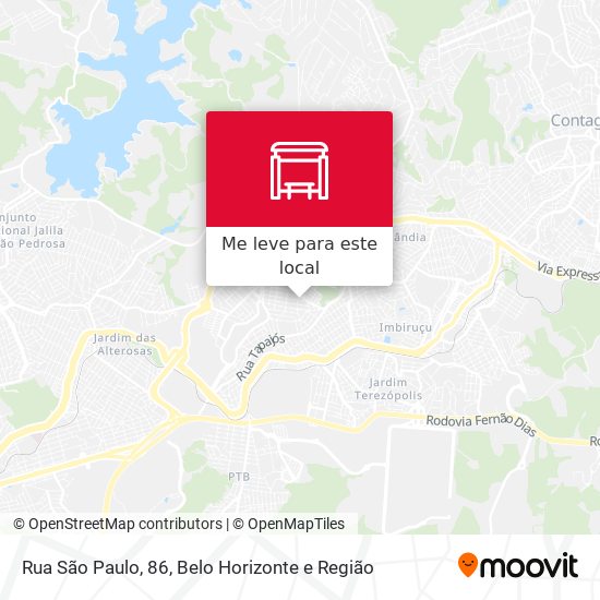 Rua São Paulo, 86 mapa