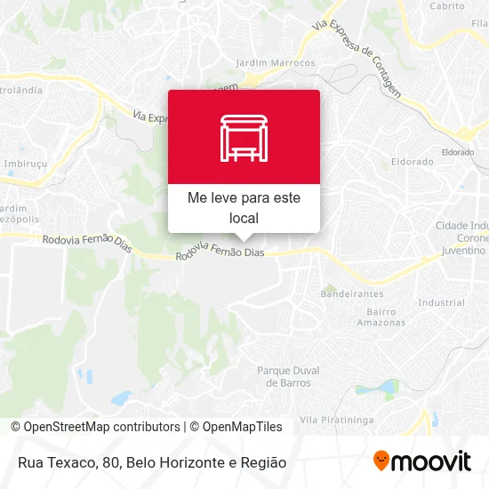 Rua Texaco, 80 mapa
