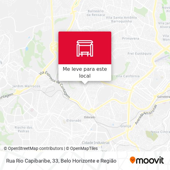 Rua Rio Capibaribe, 33 mapa