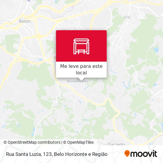 Rua Santa Luzia, 123 mapa