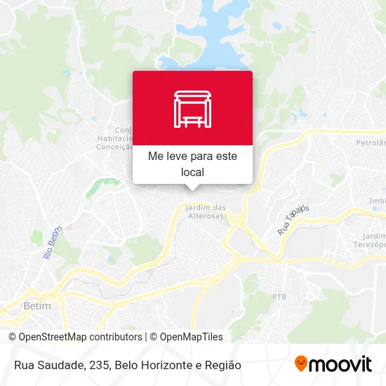 Rua Saudade, 235 mapa