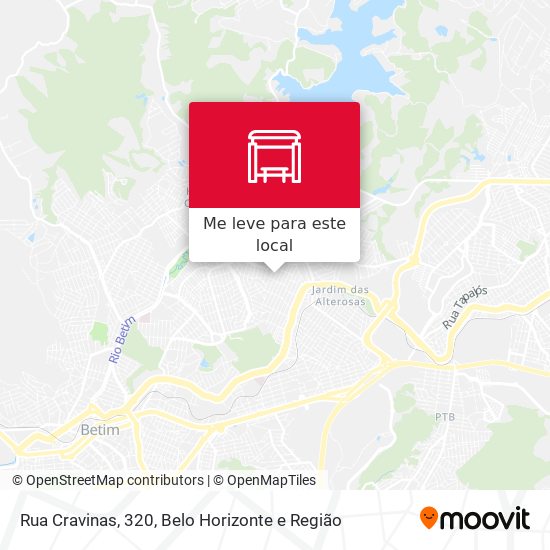 Rua Cravinas, 320 mapa