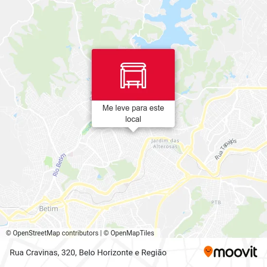 Rua Cravinas, 320 mapa