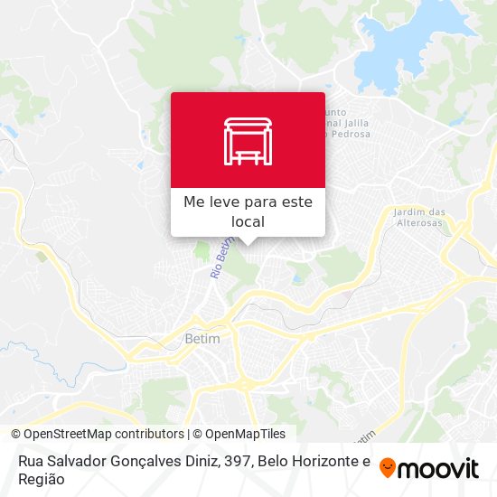 Rua Salvador Gonçalves Diniz, 397 mapa