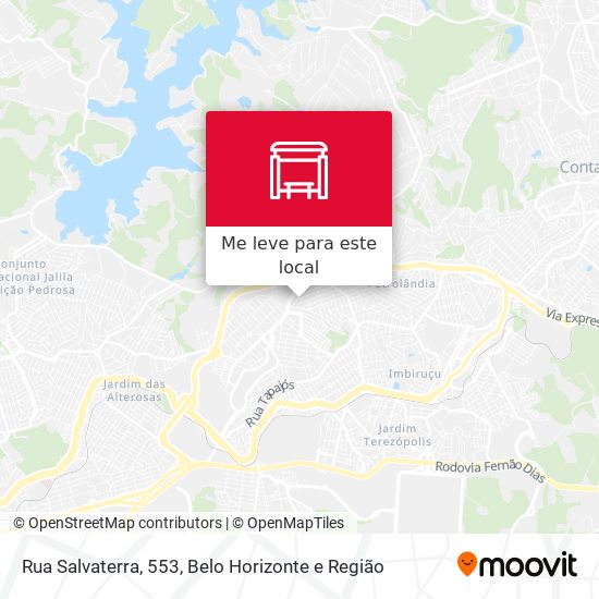 Rua Salvaterra, 553 mapa