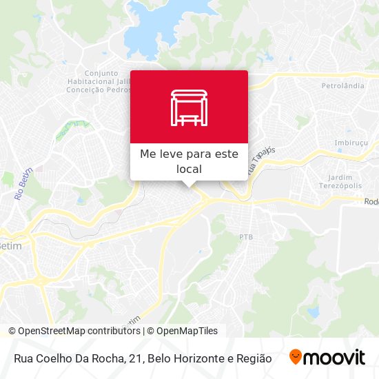 Rua Coelho Da Rocha, 21 mapa