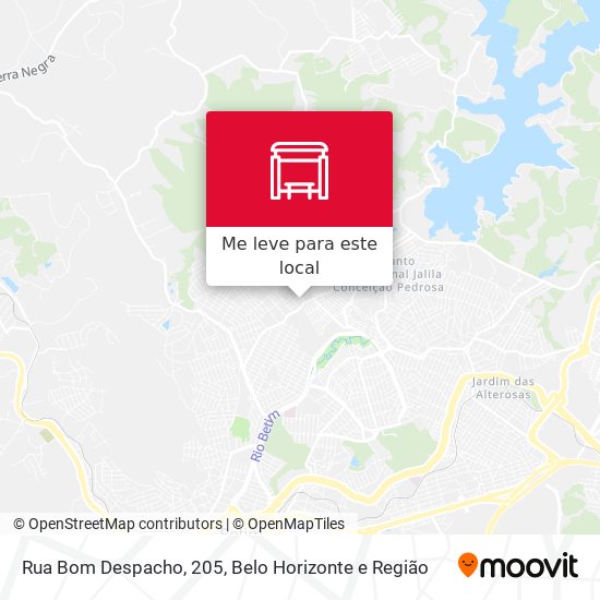 Rua Bom Despacho, 205 mapa