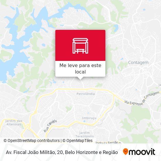 Av. Fiscal João Militão, 20 mapa