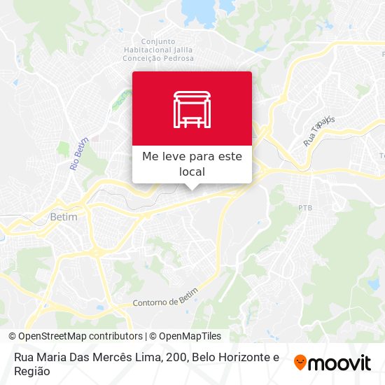 Rua Maria Das Mercês Lima, 200 mapa