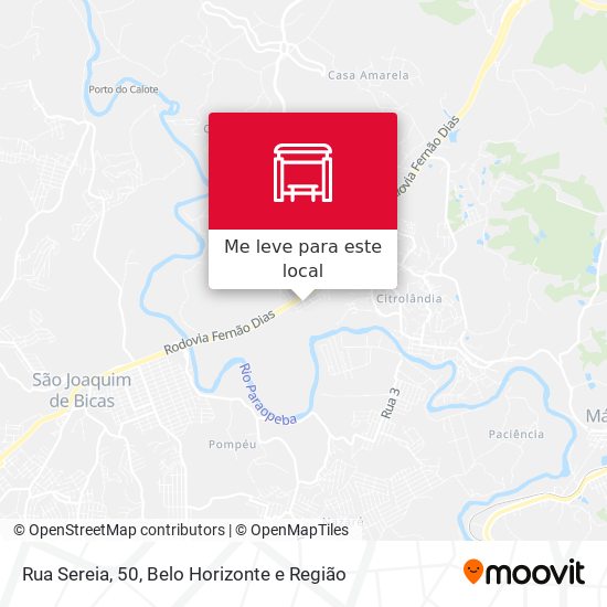 Rua Sereia, 50 mapa
