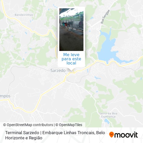 Terminal Sarzedo | Embarque Linhas Troncais mapa