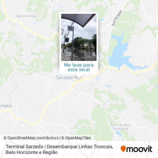 Terminal Sarzedo | Desembarque Linhas Troncais mapa