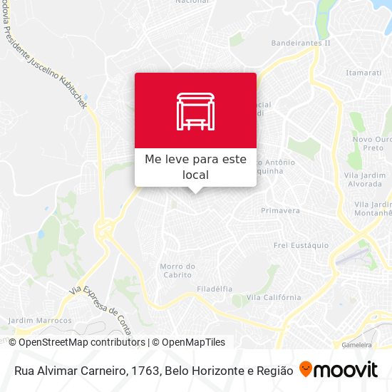 Rua Alvimar Carneiro, 1763 mapa
