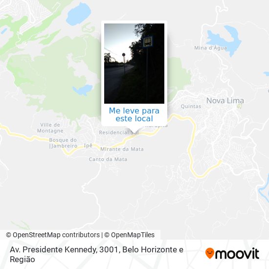 Av. Presidente Kennedy, 3001 mapa