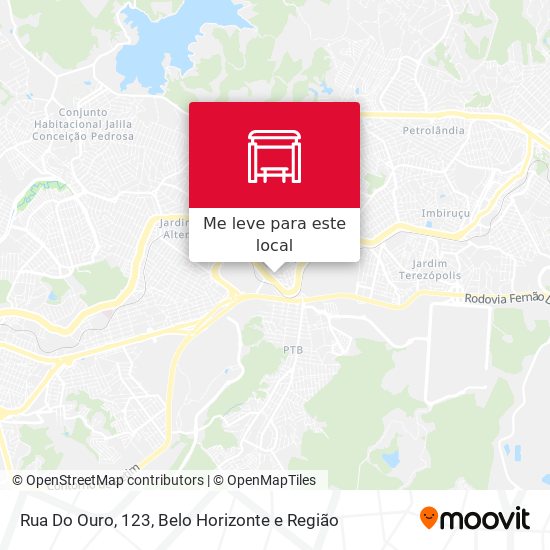 Rua Do Ouro, 123 mapa