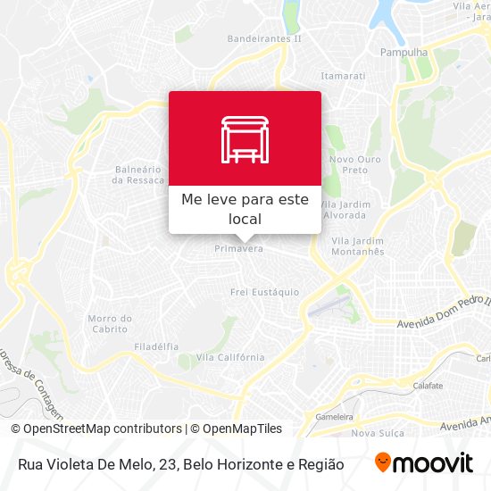 Rua Violeta De Melo, 23 mapa