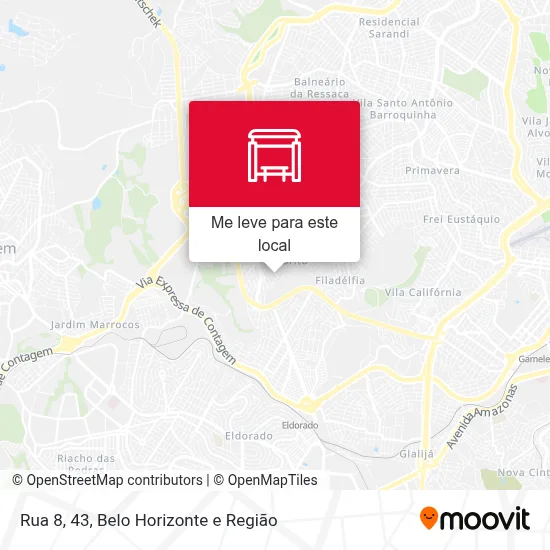 Rua 8, 43 mapa