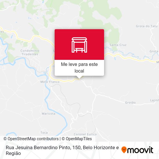 Rua Jesuína Bernardino Pinto, 150 mapa