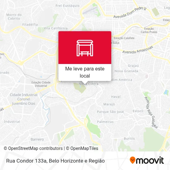 Rua Condor 133a mapa
