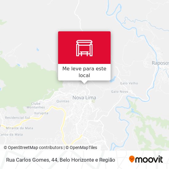 Rua Carlos Gomes, 44 mapa