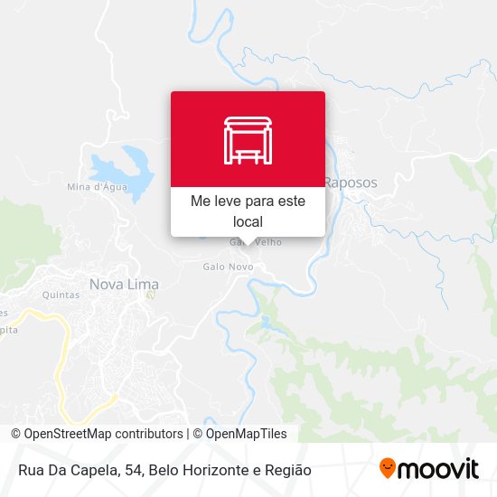 Rua Da Capela, 54 mapa