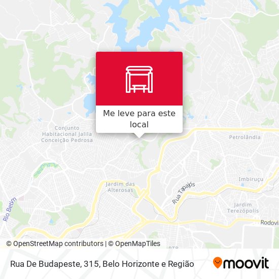Rua De Budapeste, 315 mapa