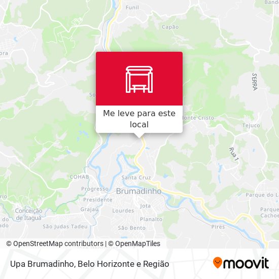 Upa Brumadinho mapa