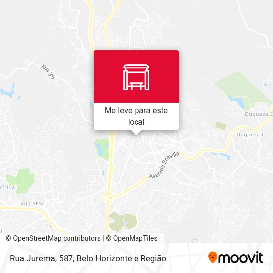 Rua Jurema, 587 mapa
