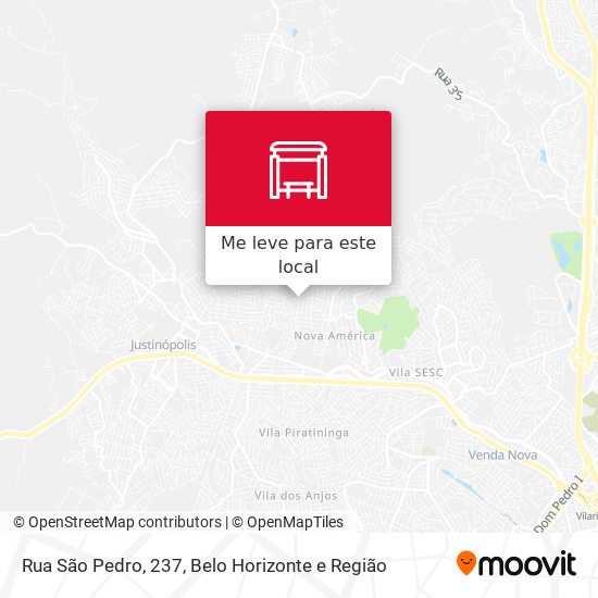 Rua São Pedro, 237 mapa